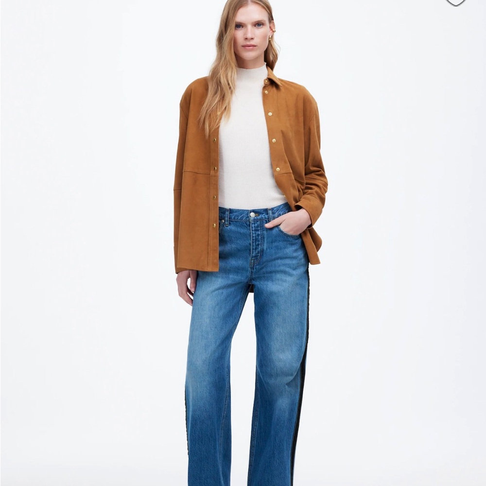 Madewell Blue Flare Wide Leg Jeans
